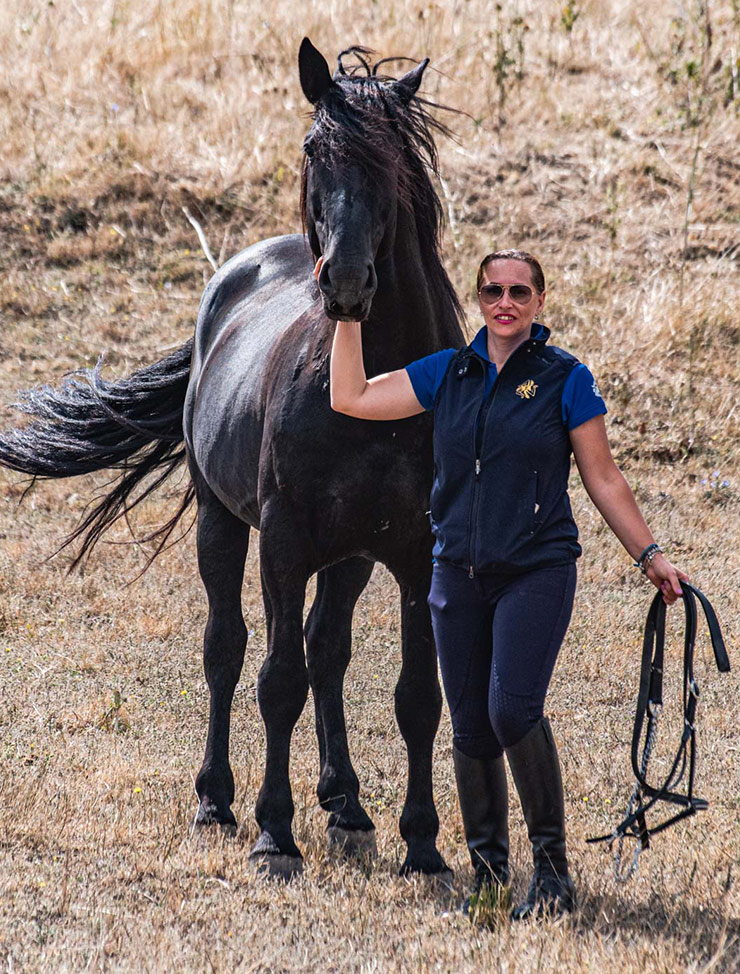 Felicia Sciortino dell'Allevamento Sciortino Cavallo Sanfratellano